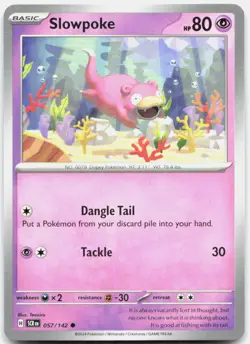 Slowpoke 57/142 Common Stellar Crown Pokemon Lightly Played - Image 1