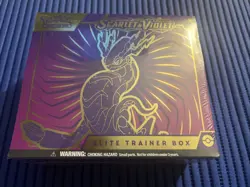 Pokemon TCG Scarlet And Violet Miraidon ETB Sealed Elite Trainer Box New - Image 1