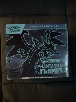 Pokemon TCG Phantasmal Flames ETB Factory Sealed (Minor Corner Damage) - Image 1