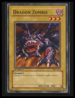 Dragon Zombie SDY-A014 1st Edition Common Yu-Gi-Oh! TCG - Image 1