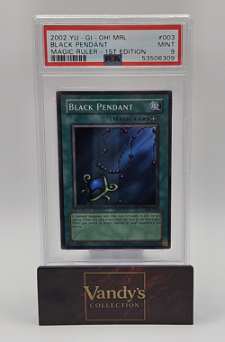 Konami Yu-Gi-Oh! Black Pendant Magic Ruler MRL-003 PSA 9 1st Ed Super Rare 2002 - Image 1
