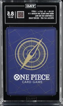 Monkey D. Luffy (SP Alt Art) OP09-119 SEC ONE PIECE Japanese 2025 TAG 8.5 - Image 2
