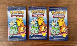 SEALED McDonalds Pokemon 25th Anniversary 2021 Trading Card Game Booster 3 Packs - Image 1