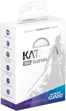 Katana Card Sleeves: 100 Standard Size TCG Sleeves, 66 X 91Mm, Iris Bloom Back, - Image 4