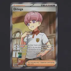 Ortega 141/131 Prismatic Evolutions Full Art Trainer Card Pokemon TCG NM+ - Image 1