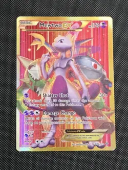 Mewtwo EX 164/162 Breakthrough Secret Rare Full Art 2015 Pokemon Card TCG - Image 1