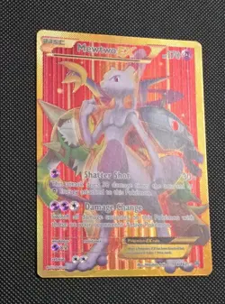 Mewtwo EX 164/162 Breakthrough Secret Rare Full Art 2015 Pokemon Card TCG - Image 3