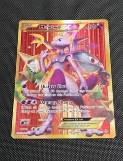 Mewtwo EX 164/162 Breakthrough Secret Rare Full Art 2015 Pokemon Card TCG - Image 4