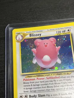 Pokemon TCG Blissey Holo Neo Revelation Card 2/64 NM Condition BEST SWIRL 💫 - Image 5