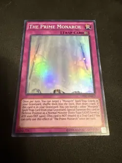 The Prime Monarch OP02-EN013 Super Rare Card NM Condition - Image 1