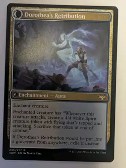 Dorothea, Vengeful Victim/Dorthea's Retribution Innistrad Crimson Vow - MTG RARE - Image 2