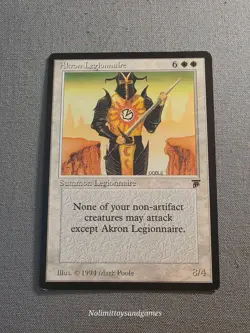 MTG Legends Akron Legionnaire Magic The Gathering Rare - Image 1