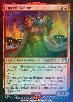 MTG Final Fantasy - Queen Brahne (0149) Unommon (Foi) - Image 1