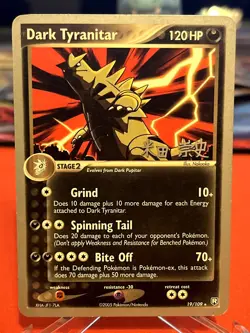 Dark Tyranitar (19) 19/109 Rare World Championship Decks Pokemon NM/LP - Image 1