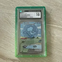 Pokemon Mew ex 232/091 SIR Bubble Mew Paldean Fates CGC 10 GEM MINT with Guard - Image 1