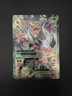 Pokemon TCG Mega M Houndoom EX 154/162 BREAKthrough, XY Full Art Ultra Rare - Image 1