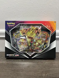 Pokemon Meowth VMAX Special Collection Box (SM Cosmic, Unified, XY Evolutions! - Image 1