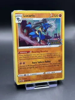 Lucario SWSH186 Promo Brilliant Stars Build Battle Deck Sealed Mint Pokemon - Image 2