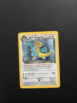 Pokemon Dark Dragonite Holo Rare Team Rocket 70 Unlimited 5/82 MP - Image 1