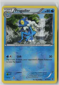Frogadier 40/146 Uncommon XY Pokemon Reverse Holo LP - Image 1