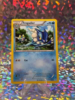 FROGADIER (6) 6/30 COMMON XY TRAINER KIT: PIKACHU LIBRE & SUICUNE POKEMON LP - Image 1