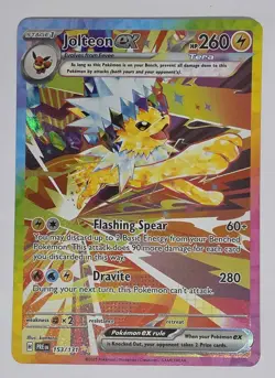Jolteon ex - 153/131 - Pokemon Prismatic Evolutions SIR Pack Fresh - Image 1