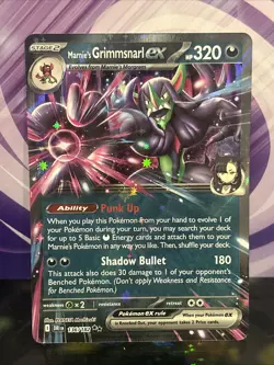 Pokemon Destined Rivals Marnie's Grimmsnarl ex 136/182 - Image 1