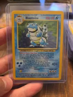 Pokemon Blastoise Holo Rare Unlimited Light Played, Base Set I 2/102 - Image 1