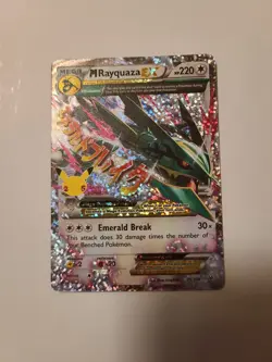 Pokemon TCG M Rayquaza EX Celebrations Classic Collection Holo - Image 1
