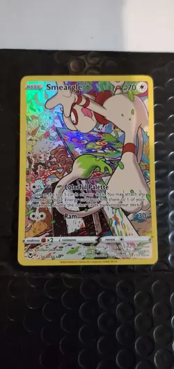 Pokemon Smeargle TG10/TG30 Silver Tempest Full Art Holo Ultra Rare 70 HP - Image 1