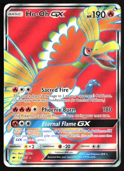 Pokemon TCG - Ho-Oh GX (Full Art) 131/147 SM - Burning Shadows Holo Ultra Rare N - Image 1