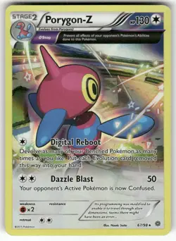 Porygon-Z 67/98 Holo Rare Ancient Origins Pokemon Holo Lightly Played - Image 1