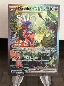Koraidon ex SIR 247/198 - Scarlet & Violet Special Illustration Rare Pokemon NM - Image 1