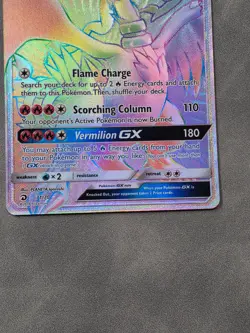 Pokemon TCG Reshiram GX 71/70 Dragon Majesty Secret Rare Holo PERFECT CONDITION - Image 4