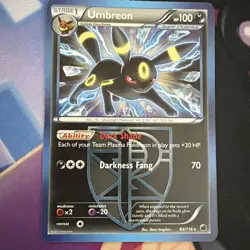 Umbreon 64/116 Non-Holo Rare Plasma Freeze Pokemon NM - Image 1