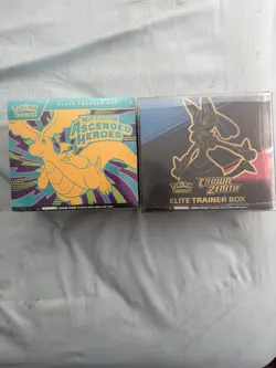 Pokemon TCG Crown Zenith Elite Trainer And Ascended Heroes ETB - Image 1