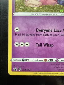 Pokemon Galarian Slowpoke SWSH126 SWSH: Sword & Shield Promo Holo (NM) - Image 4