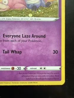 Pokemon Galarian Slowpoke SWSH126 SWSH: Sword & Shield Promo Holo (NM) - Image 5