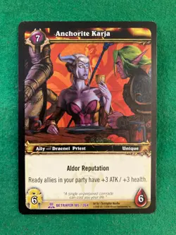 WORLD OF WARCRAFT, WOW CCG/TCG - (SERVANTS OF THE BETRAYER) SINGLE CARDS - Image 3