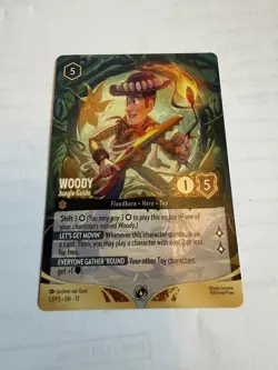 Woody Jungle Guide Non Foil Promo 53/ P3 Disney Lorcana Card Set Championships - Image 1