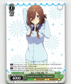 Weiss Changed Scenery, Miku Nakano - The Quintessential Quintuplets Specials Pre - Image 1