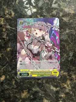 Weiss Schwarz Nikke “Crazy Jackal” Jackal NIK/S117-E007SP SP ENGLISH Foil & Sign - Image 1