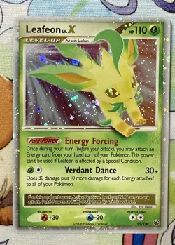Pokemon Card - Leafeon LV.X Majestic Dawn 99/100 Holo LV.X Rare - Image 1