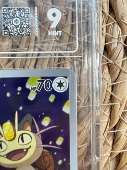 Pokemon S-Chinese Meowth CBB3C 02 07/07 Gem Pack Vol.3 Holo Card PCG 9 - Image 3