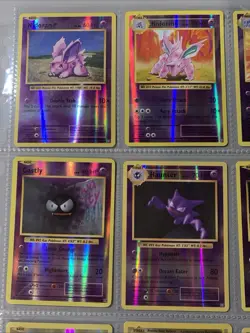 Pokemon TCG XY Evolutions Reverse Holo Rare 9 Cards Binder Page Lot NM - Image 2