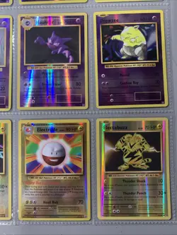 Pokemon TCG XY Evolutions Reverse Holo Rare 9 Cards Binder Page Lot NM - Image 5