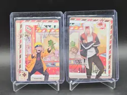 Naruto Uzumaki & Jiraiya Naruto Kayou PU-003 & PU-004 Anime Cards NM - Image 1