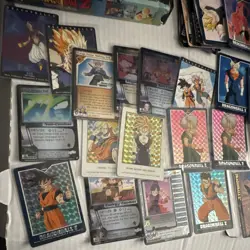 Dragon Ball Z Vintage Card Collection Lot 167 Cards Holo Prism Score CCG + VHS - Image 2