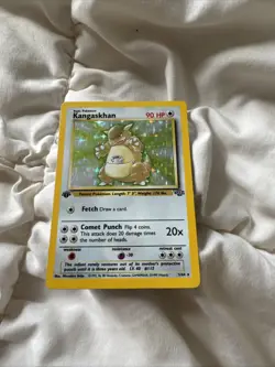 Kangaskhan 5/64 Holo Rare 1st Edition Jungle Pokemon Card - Image 1