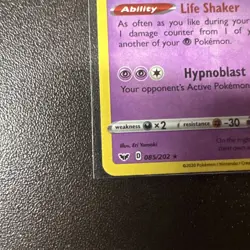 Gengar 85/202 - Sword & Shield Holo Rare Pokemon TCG Card NM - Image 2